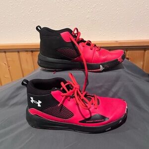 Under Armour lockdown boys basketball shoes sz 7 youth